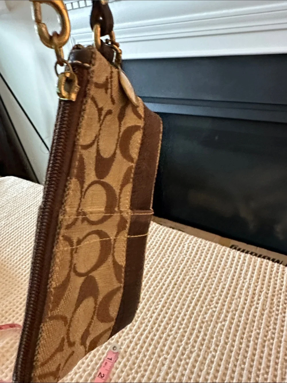 Coach leather canvas